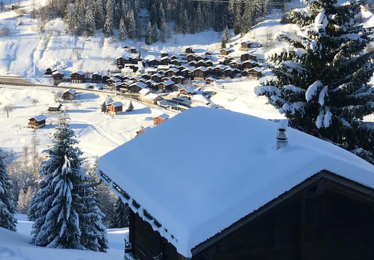 Appartamento Haus Bortis Goms Esterno foto